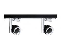 Paulmann 66672 Spotlight Turn max 4x10W GU10 Schwarz/Chrom 230V Metall/Kusnststoff 666.72 Deckenleuchte Lampe LED Deckenlampe Deckenstrahler