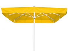 Best Großschirm Mallorca, gelb, 300x300 cm quadratisch, Gestell Stahl, Bespannung Polyester, 13 kg