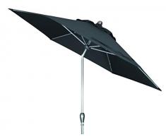 doppler Aluminium Crank Umbrella SL-AZ 275 - Knickbarer Sonnenschirm für Balkon oder Terrasse - Regenabweisend - 275 cm - Anthracite