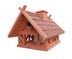 Habau 2516 Vogelhaus Island mit Silo und Ständer