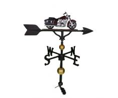 Montague Metal Products Deluxe Wetterfahne mit Motorrad-Ornament, 81 cm