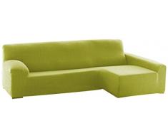 Dam Sofa Überwurf Chaise Longue 240 cm. rechts Frontalsicht - Fb. 04-grün