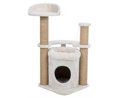 TRIXIE Pet Products Valencia Katzenbaum, Pfosten, Baum und Turm, 21 LBS, beige