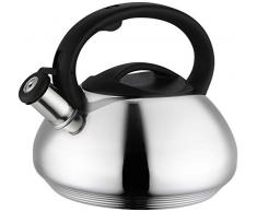 Wasserkocher mit Pfeife aus Edelstahl, induktionsgeeignet