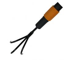 Fiskars Breite Kralle, Kleiner Rechen, Gerätekopf, Breite: 5,5 cm, Schwarz/Orange, QuikFit, 1000683