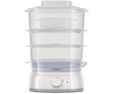 Philips HD9125/90 Aroma Dampfgarer, 3 Körbe, Fassungsvermögen 9 l, BPA frei