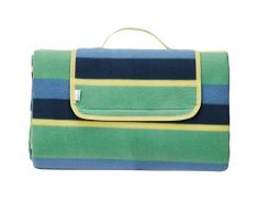 AmazonBasics - Picknickdecke, campingdecke mit wasserdichter Unterseite, 150 x 195 cm