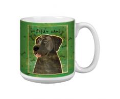 Baumfreie Grüße 20 Oz Blau Great dane-no Crop John W Golden Künstlerische Jumbo Tasse