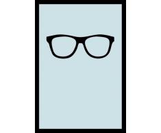 empireposter Fun - Brille - GrÃ¶Ãe (cm), ca. 20x30 - Bedruckter Spiegel, NEU - Beschreibung: - Bedruckter Wandspiegel mit schwarzem Kunststoffrahmen in Holzoptik -