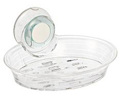 Bisk Geco Saugnapf Grip Seifenschale, transparent grün