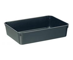 Stewart 2332005 22 cm Kies Tablett ohne Löcher, Schwarz