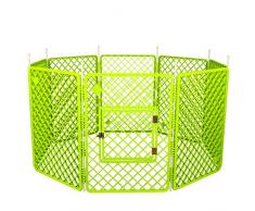 IRIS, Welpenauslauf / Freigehege / Laufstall / Welpengitter H-908, Kunststoff, grün, 60,2 x 86 cm (1 Panel)