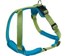 HUNTER Neopren Geschirr für Hunde, Nylon, gepolstert mit Neopren, für Sport und Freizeit M, oliv/schwarz