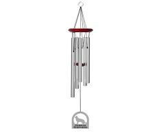 Chimesofyourlife E4487 Windspiel 19-Inch Deutscher Schäferhund Silber
