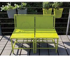 Esschert Design BL054 Wandelbare Gartenbank, Grün
