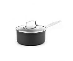 GreenPan Chatham Everyday Pfanne mit 2 Helfern, Keramik, antihaftbeschichtet, 27,9 cm, Grau 3qt Stielkasserolle 3QT Saucepan grau