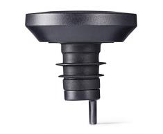 zzysh Weinverschluss in schwarz. Funktioniert NUR zusammen mit dem zzysh Weinverschluss System.