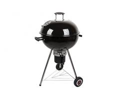 GrillChef Kugelgrill mit Ascheauffangtopf, schwarz, Ø 57 cm