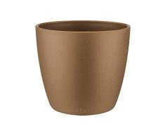 Elho Brussels Rund Mini 7 - Blumentopf - Samt Gold - Drinnen - Ø 6.7 x H 6 cm