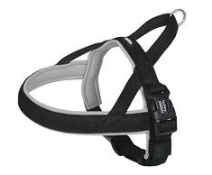 Nobby NORWEGER Geschirr Mesh Preno grau,L(L: 60-76 cm + 46 cm; B: 25/35 mm)