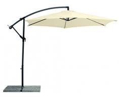 Schneider Sonnenschirm Venus, natur, 300 cm rund, Gestell Stahl, Bespannung Polyester, 11.8 kg