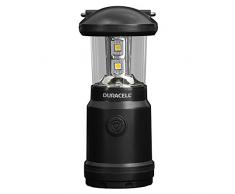 Duracell Taschenlampe, Explorer-Laternen-Serie Laternen-Taschenlampe, 90 Lumen, LED-Licht, Schwarze Kunststoffoberfläche, mit Duracell Batterien
