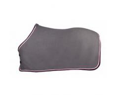 PFIFF 101496 Pferde Polarfleece Decke Pauline, Fleecedecke Pferdedecke, Grau 135