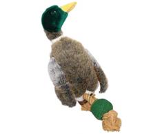 House of Paws Hundespielzeug, Modell Plüschente mit Tennisball, groß