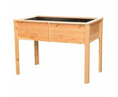Siena Garden Hochbeet, Holz, braun, 110 x 60 x 80 cm, 528000000 ml, 437127