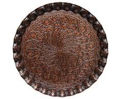 Türkische Ottomane, Kaffee, Tee, Getränke-Serviertablett kupfer