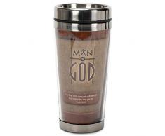 Man of God Psalm 18:32 Stainless Steel Interior 16 oz. Travel Mug by Dicksons Gifts