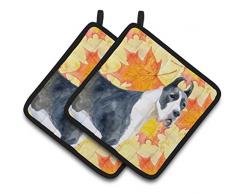 Carolines Treasures BB9963PTHD Afghanischer Hound Fall dekorierter Topflappen, 7,5 H x 7,5 W, mehrfarbig Deutsche Dogge 7.5HX7.5W mehrfarbig