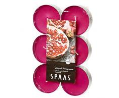 Ivyline s0392120290 Citronella Teelichter 12 Maxi Citronella & Granatapfel – Dark – Fuchsia Pink