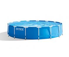 Intex Metal Frame Pool Set - Aufstellpool - Ø 457 x 84 cm - Zubehör enthalten