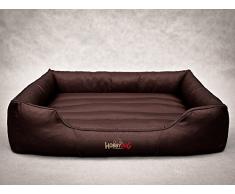 Hobbydog Hundebett Hundesofa Hundekorb Tierbett Verschiedene Größen und Farben Cordura Comfort (L - 65x50x20, 1 - Dunkelbraun)