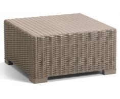 Allibert Tisch California 68x68 cm, cappuccino