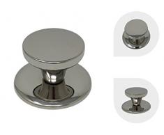 melzon Kochgeschirr Universal Ersatz Deckel Knopf – Edelstahl, Rost frei Küche Topf Deckel Griff, Glanz Finish