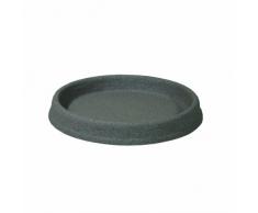 Floralo Untersetzer Terni frostsicher, rund, taupe / granit, 26 cm