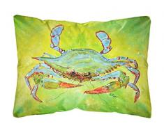 Carolines Treasures 8357PW1216 Dekokissen aus Leinenstoff in Krabbenoptik, groß, Mehrfarbig