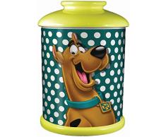 Spoontiques 21004 Scooby Doo Keksdose, keramik, Türkis, Limettengrün und Weiß