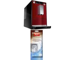 Melitta Caffeo Solo E950-104 Schlanker Kaffeevollautomat mit Vorbrühfunktion / 15 Bar / LED-Display / höhenverstellbarer + Melitta 192830 Filterpatrone für Kaffeevollautomaten, 1 Patrone