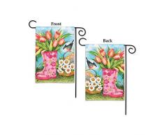 BreezeArt Garden Stiefel Flagge Deckenlampe