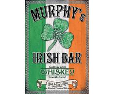 Schatzmix Murphys Irish Bar Whiskey Metal Sign deko Sign Garten Blech