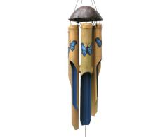 Cohasset (128 großes Schmetterling Windspiel, blau