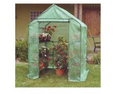 Verdemax 2476 Gewächshaus Anemone in der Form eines Hauses, mit Ebenen, Grün