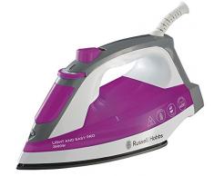 Russell Hobbs 23591-56 Dampfbügeleisen Light & Easy Pro, 2600 Watt, Keramik-Bügelsohle, automatischer Dampf, pink/weiß