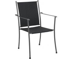 MWH Das Original 254014 Stapelsessel, Feros, grau