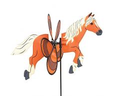 HQ Windspiration 100766 Spin Critter Pony, UV-Beständiges und wetterfestes Windspiel, inkl. Standstab, Pony, Höhe: 63 cm, Tiefe: 50 cm, Ã˜: 30 cm