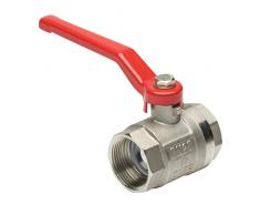 Cornat Kugelhahn - 39,59 mm (1 1/4 Zoll) IG - Mit langem Stahlhebel & vollem Durchgang - Beidseitiges Innengewinde - Hochwertiges Messing / Absperrhahn für Wasserleitungen / Wasserhahn / FLOR92620