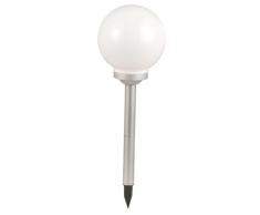 Globo IP44 LED weiß Kunststoff Solar Lampe